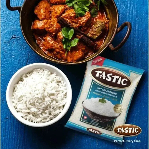 Tastic Soft & Absorbing Long Grain White Rice 2kg pack