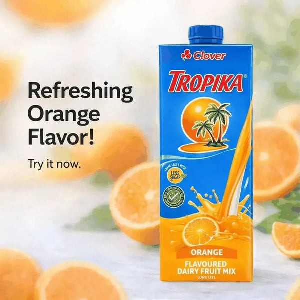 Tropika Flavoured Dairy Fruit Mix - Orange - 1 Litre Facebook Ad