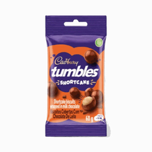 Cadbury Tumbles Shortcake 60g milk chocolate snack bar packaging