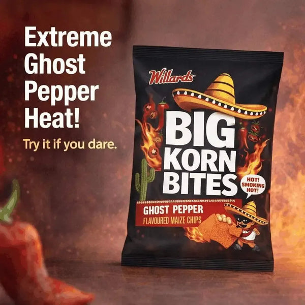 Willards Big Korn Bites Ghost Pepper - 120g Facebook Ad