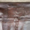 Woesmooi genuine leather apron in brown, handcrafted vintage design from Pretoria factory