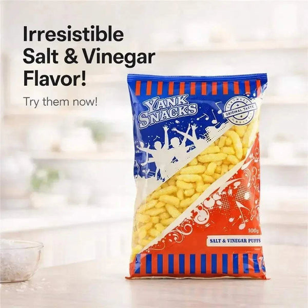 Yank Snacks Maize Puffs Salt & Vinegar - 100g Facebook Ad