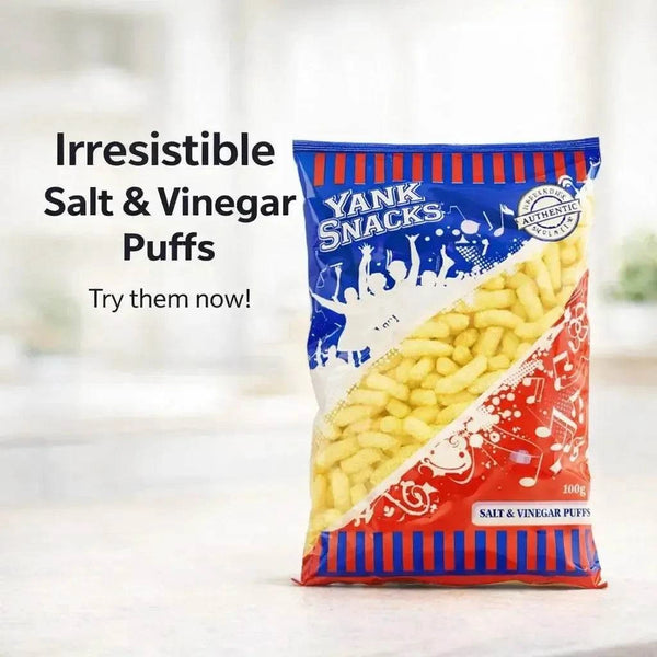 Yank Snacks Maize Puffs Salt & Vinegar - 100g Facebook Ad