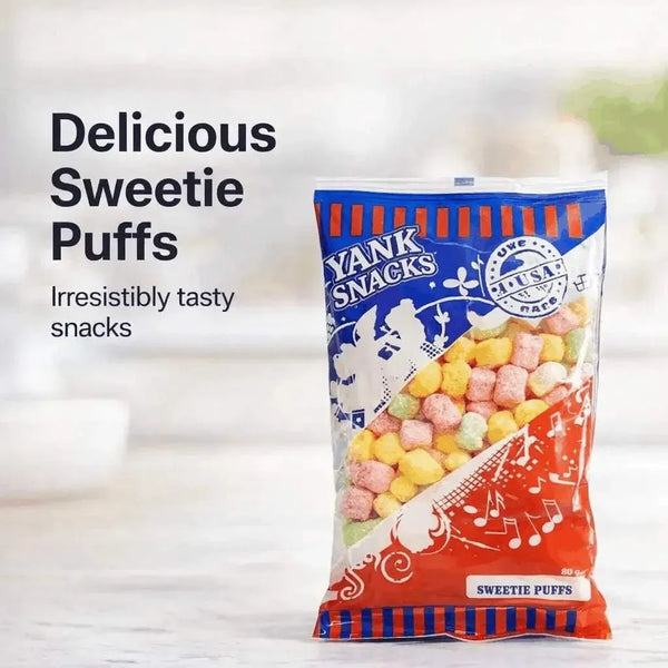 Yank Snacks Maize Puffs Sweetie - 80g Facebook Ad