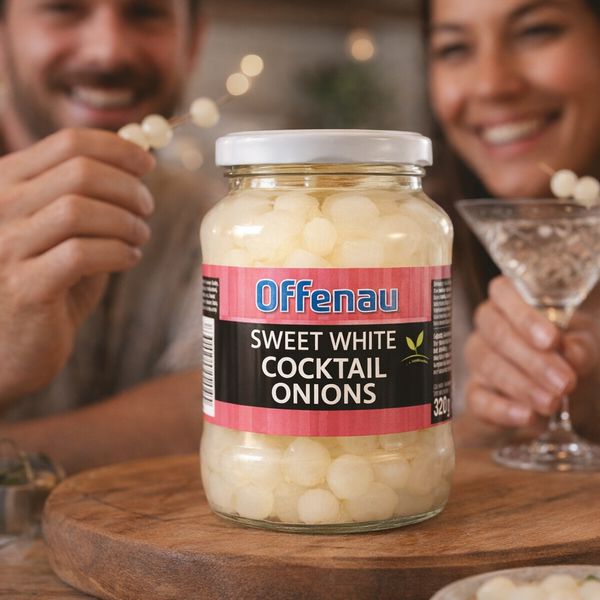 Offenau Cocktail Onions - WHITE 340g Jar Facebook Ad