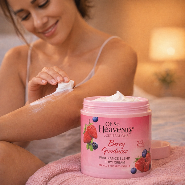 Oh So Heavenly Classic Care Body Cream - Berry Goodness (470ml) Facebook Ad