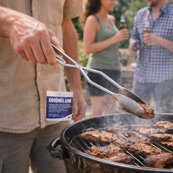 GoodNel Braai Tongs (Stainless Steel) - South Africa with Buffalo Cutout (340mm) Facebook Ad