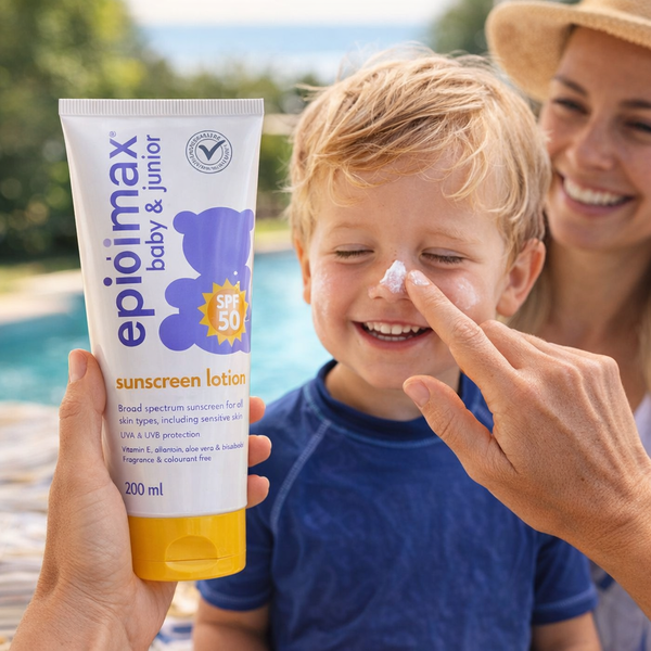 Epimax Baby & Junior Sunscreen Lotion SPF50 - 200ml Facebook Ad