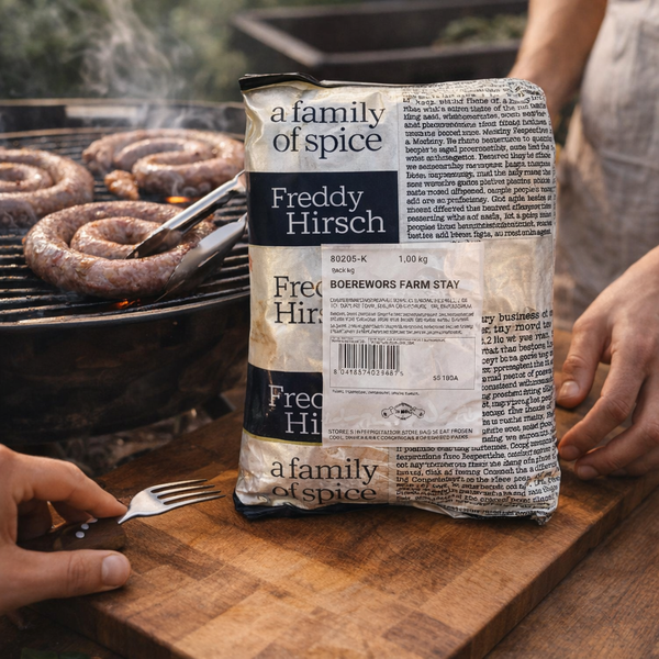 Freddy Hirsch Boerewors Farm Stay Flavour 1.0kg (Seasoning) Facebook Ad