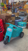 Checkers Sixty60 Teal Plastic Motorbike - Big version