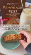Bakers Nuttikrust Caramelised Oats Flavour Rusks 450g *